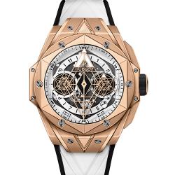 Hublot 宇舶 Big Bang 大爆炸 Sang Bleu II 刺青2 418.OX.2001.RX.MXM20 王金白色 