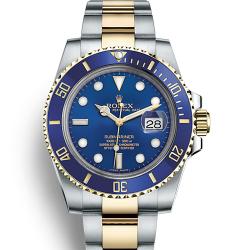 劳力士 Rolex 潜航者 SUBMARINER 间金蓝水鬼 M116613LB-0005 