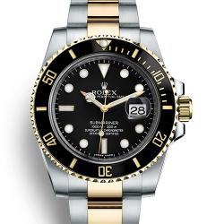 劳力士 Rolex 潜航者 Submariner 间金黑水鬼 M116613LN-0001 