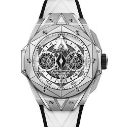 Hublot 宇舶 Big Bang 大爆炸 Sang Bleu II 刺青2 418.NX.2001.RX.MXM20 钛金白色